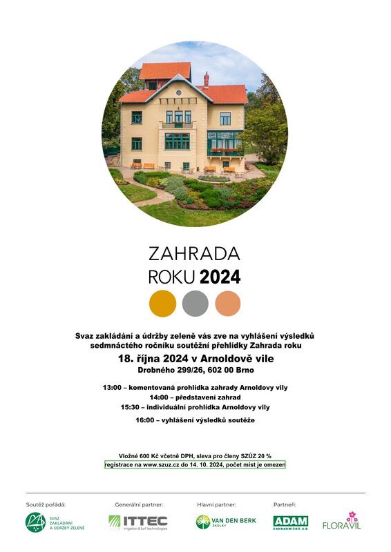 Zahrada roku 2024_Arnoldova vila